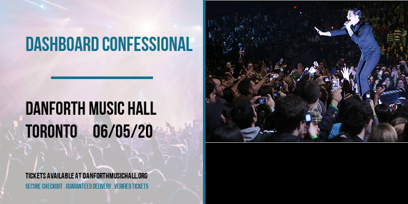 Dashboard Confessional [CANCELLED] at Danforth Music Hall