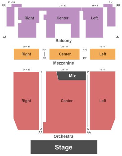 Danforth Music Hall Seating Chart