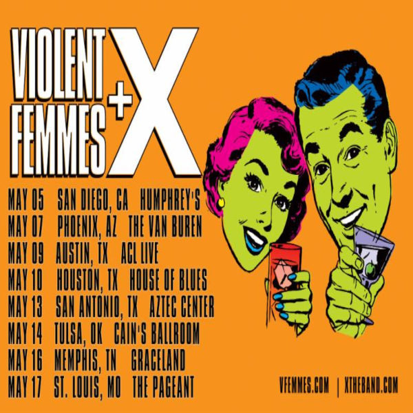 Violent Femmes & X [CANCELLED] at Danforth Music Hall
