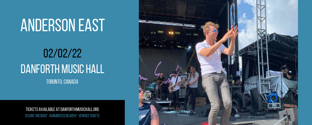 Anderson East [CANCELLED] at Danforth Music Hall